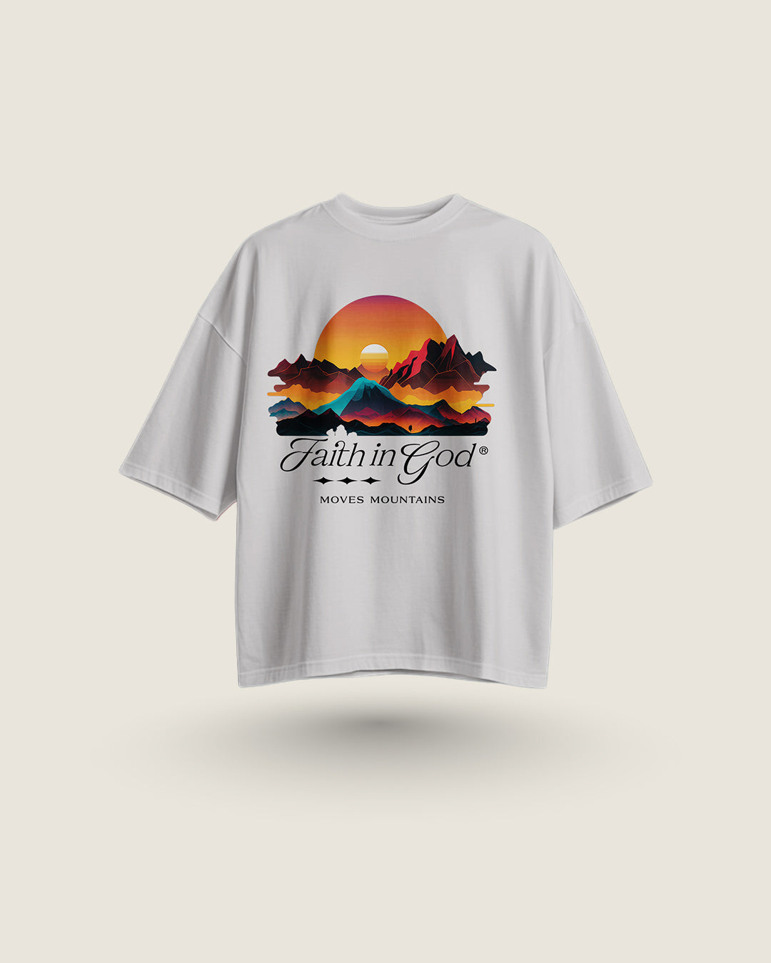 Faith Moves Mountains Men T-Shirt