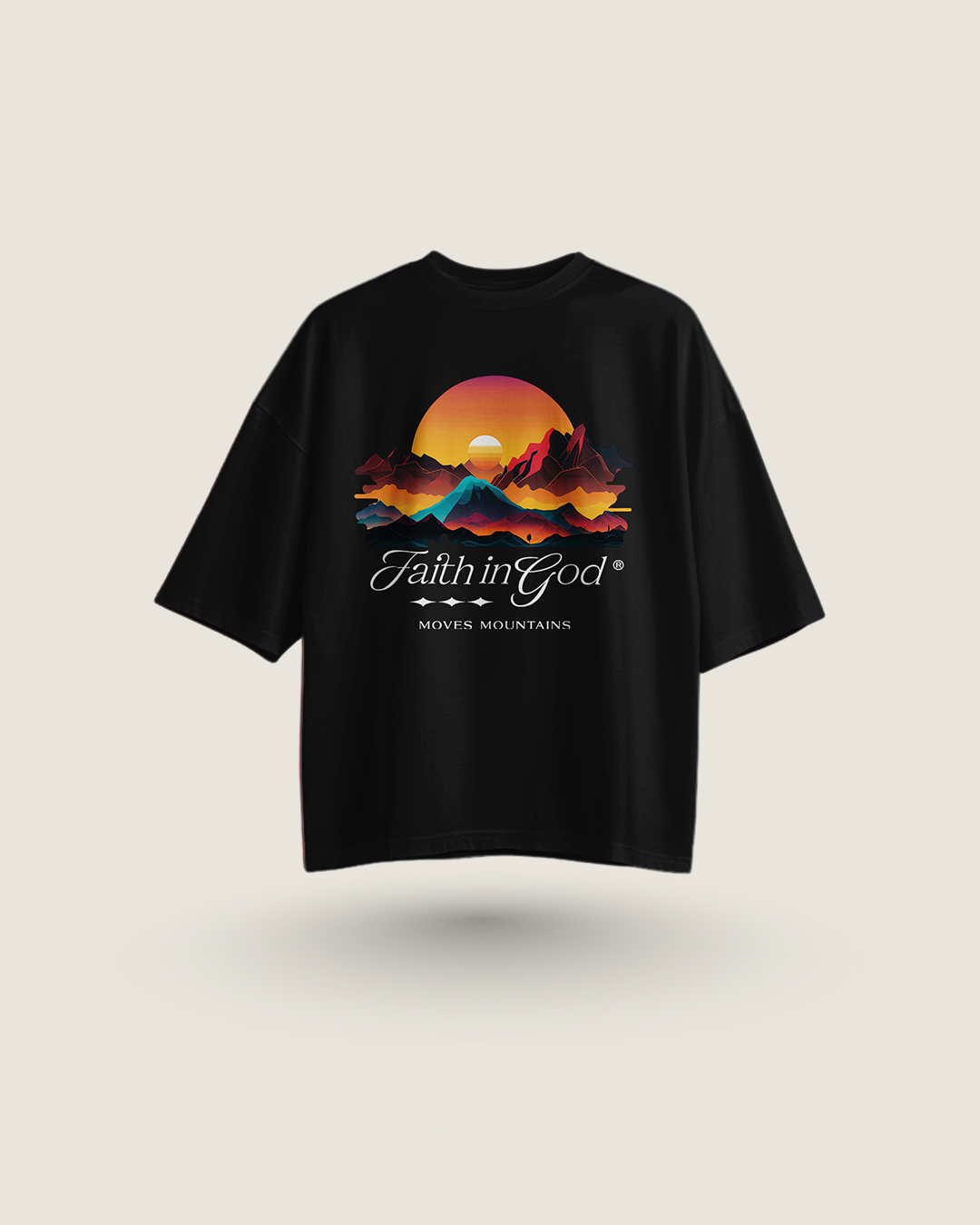 Faith Moves Mountains Men T-Shirt