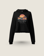 Faith Moves Mountains Women Crop Hoodie
